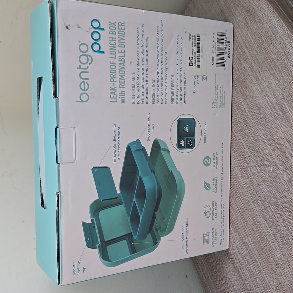 ⭐️ NEW Bentgo Pop Leak-Proof Lunch Box With Removable Divider - Picture 6 of 11